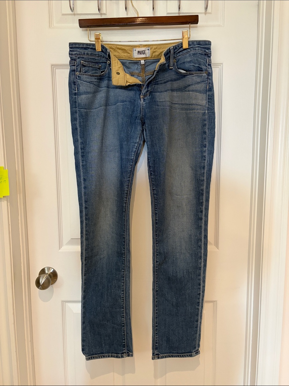 PAIGE Jimmy Jimmy Skinny Mid-Blue Women's Jeans